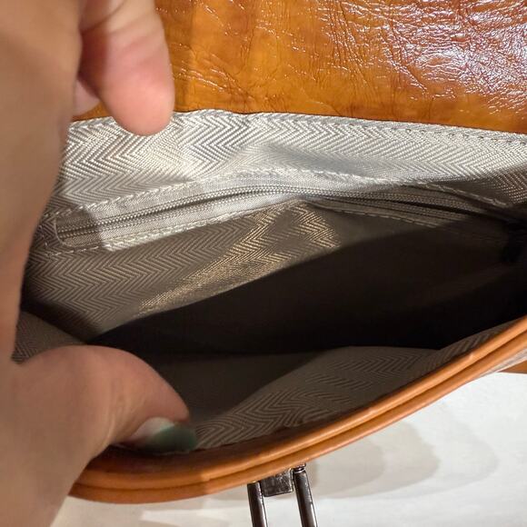 Brown Envelope Clutch Purse - Picture 5 of 10